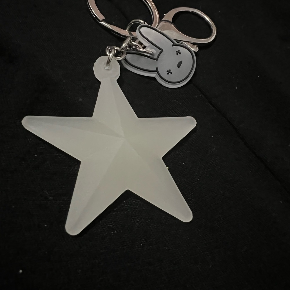 Glow in the dark Bad Bunny Keychain
